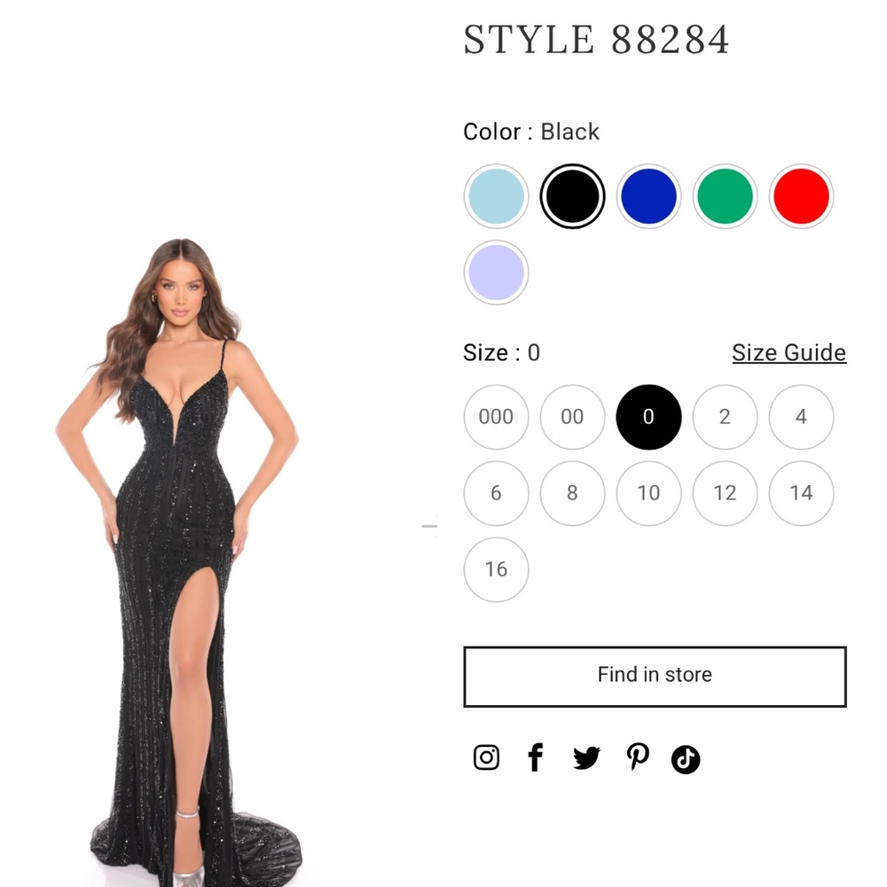 Formal Dress | Amarra | Size 0 | Black - Picture 4 of 7